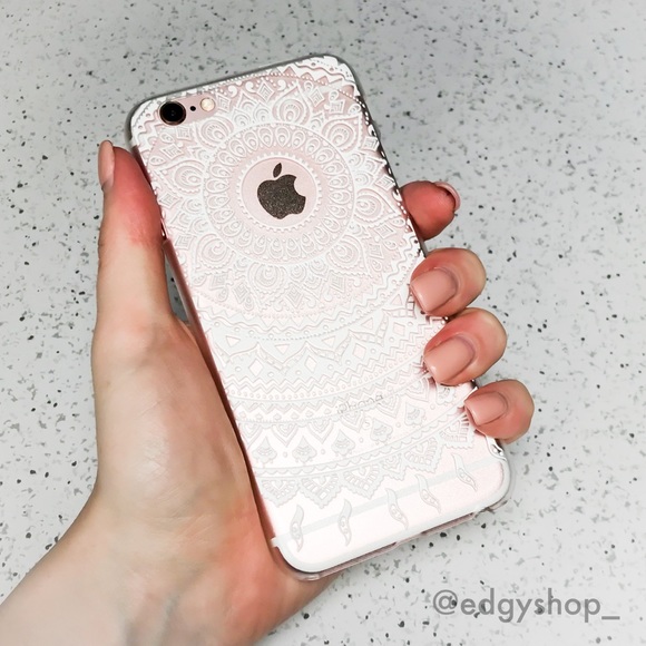 The Edgy Shop Accessories - Flower Mandala Hard iPhone Case